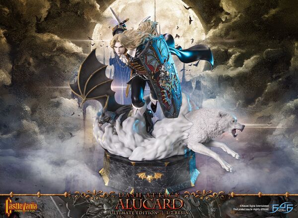 Alucard (Dash Attack, Ultimate Edition), Akumajou Dracula X: Gekka No Yasoukyoku, First 4 Figures, Pre-Painted, 1/7